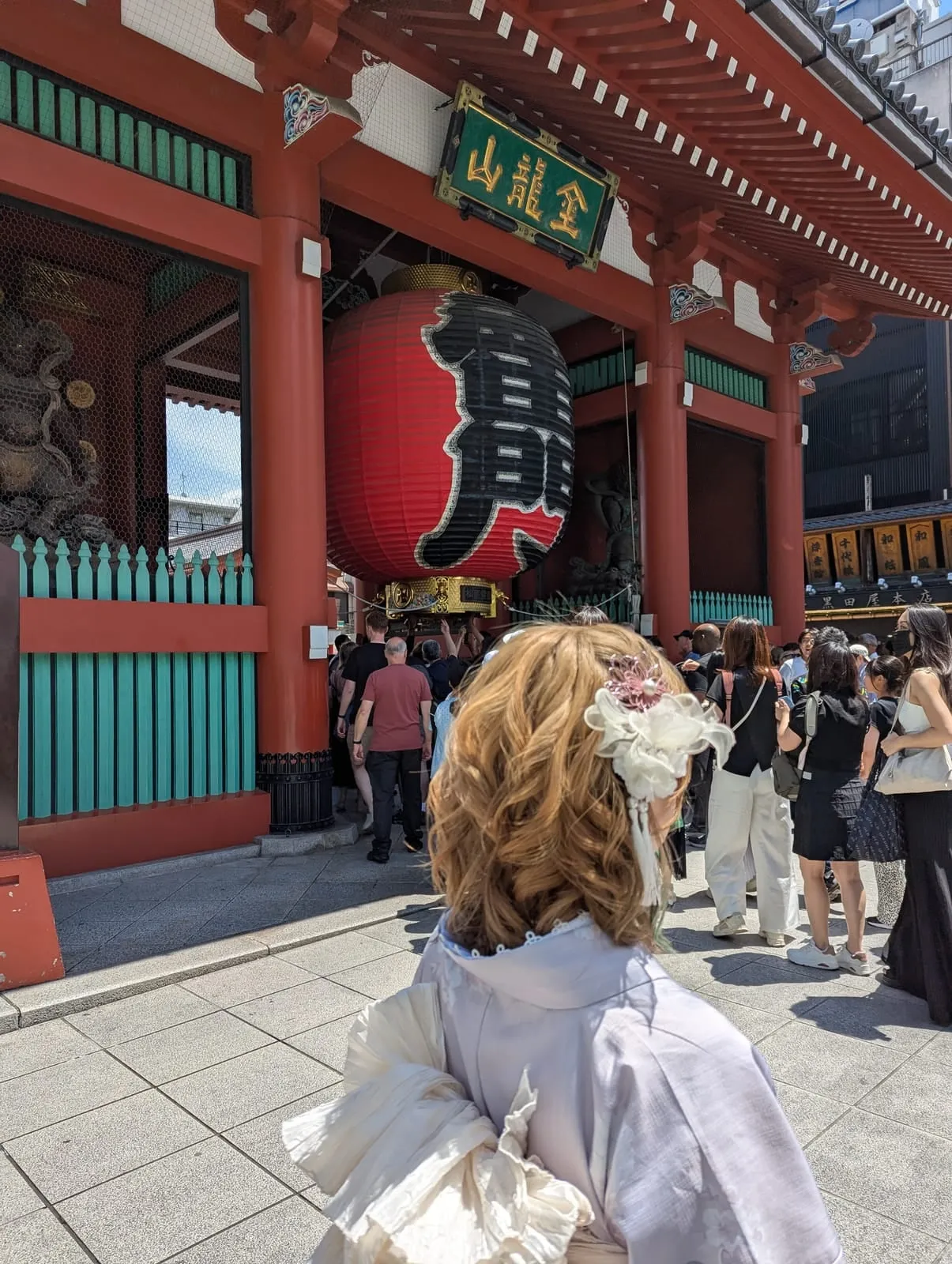 Five-story pagoda and temple buildings at Senso-ji