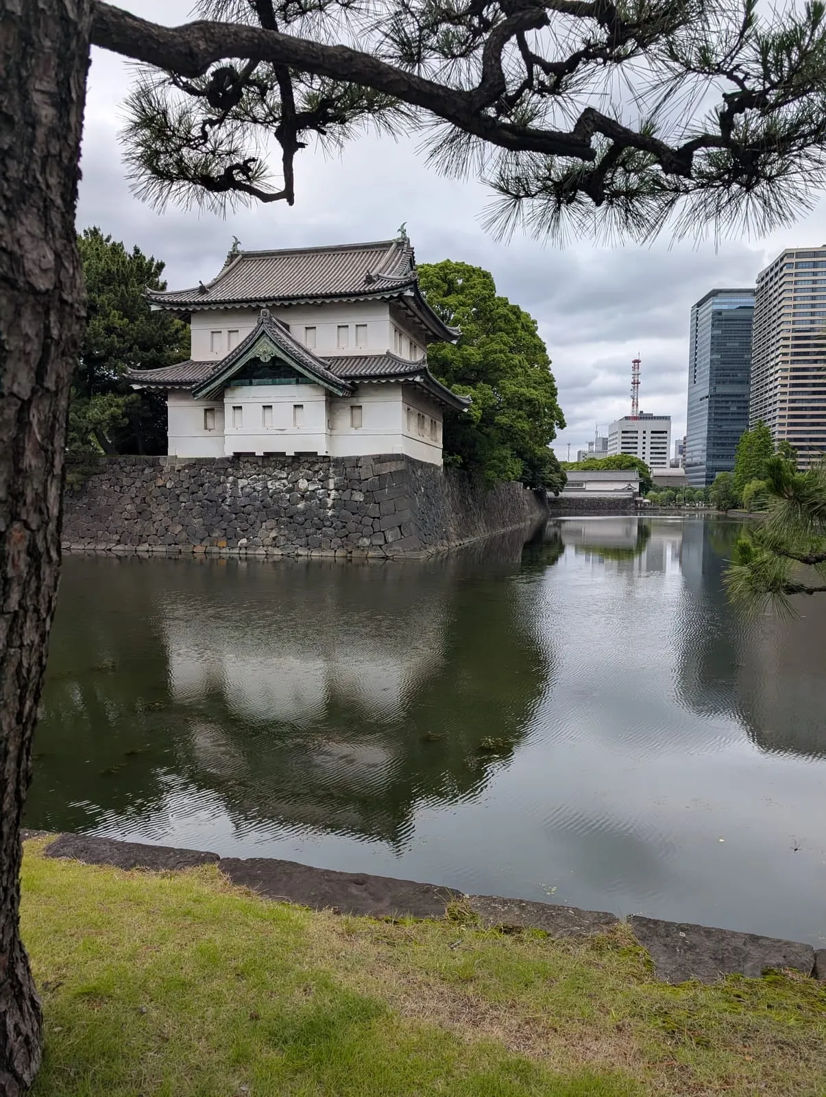 Moat and palace grounds in Tokyo